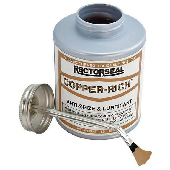 Rectorseal Anti Sieze Compound,Copper Rich,8 oz. 72851
