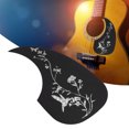 thumbnail image 4 of Guitar Pickguard,  Pattern Pretty Decoration Acoustic Guitars Guards Plate Drop Shape  For Instrument Silver, 4 of 8