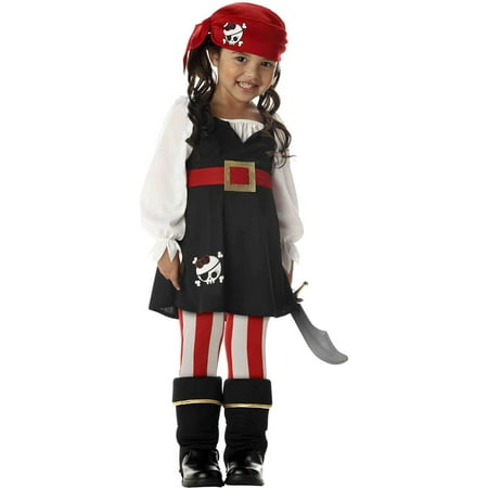 Precious Lil' Pirate Toddler Halloween Costume, Size 3T-4T