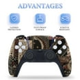 thumbnail image 4 of Skin Sticker for PS5 Slim Standard PS5 Pro Disc Digital Edition Console and Controllers Decals for Playstation 5 (Bandana Paisley,PS5 Pro Disc Edition), 4 of 5
