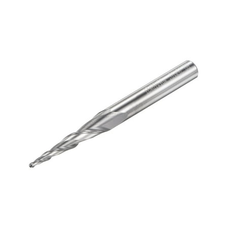 

Uxcell 1.5mm x 6mm 10 Degree Angle Uncoated Carbide 2 Flutes Tapered Ball Nose End Mill