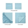 thumbnail image 3 of BNM Modal From Beechwood Sheet Set, Full, Light Blue, 3 of 11