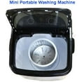 thumbnail image 4 of Intexca Electric Mini Single Tub Portable Compact Portable Washing Machine Hold 4.5 Kg Clothes for Children, Camping, Dorm, 4 of 5