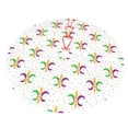 thumbnail image 5 of Cauagu 30" Christmas Tree Skirt Mardi Gras Carnival1 Pattern Christmas Tree Decorations Tree Mat for Xmas Decorations Occasion Holiday Home Decor -30", 5 of 7
