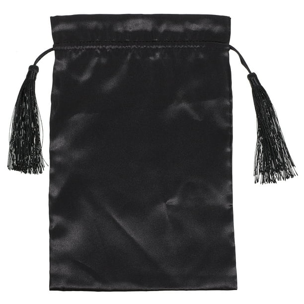 GOOHOCHY Bolsas de almacenamiento de las bolsas de almacenamiento de las bolsas de cordón de las bolsas con cordón con borlas