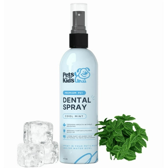 Spray Dental para Perros y Gatos Pets Are Kids Too Sabor Menta 236 ml