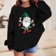 thumbnail image 1 of Blusas y camisas de manga larga con cuello redondo para niños Estampados navideños de manga larga Casual Suelto Forro polar para mayor calidez Sudadera con capucha de manga larga con cuello redondo pa, 1 of 4