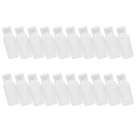 IBASETOY 100ml Mini Juice Bottles Set 20pcs Portable Yogurt Drink Bottles For School For Tea