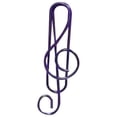 thumbnail image 3 of Fixing Clip Music Themed Colorful Metal Paper Clips Set for Organization and School Supplies, 3 of 8
