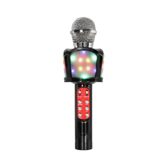 Karaoke Artifact Microphone Audio Integrated Wireless Bluetooth KTV Mobile Live Speaker With Cool Effect Mini