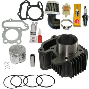 Top Notch Parts Yamaha Yfm 80 Raptor 80 Piston Cylinder Gaskets Rings Pin Clips Kit 2002 - 2008