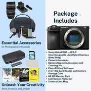 Sony Alpha 6700 APS-C Interchangeable Lens Hybrid Camera Body Essentials Kit