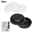 thumbnail image 2 of 30 Pack Wrought Iron Patio Furniture Feet lid round Plastic Outdoor, 2 of 7