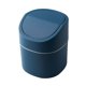 thumbnail image 1 of Pequeño bote de basura con tapa para escritorio - Azul, ideal para cocina u oficina, 1 of 7