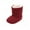 Red, variant on Baby Girls Winter Warm Snow Boots,Premium Knitted Thick Fleece Soft Sole Non-slip Booties Toddlers Shoes,for 0-18M Infant Boys Girls