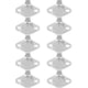 thumbnail image 3 of Manual Hand Reset Temperature Control Switch 10A 250V Microwave Thermostat Thermal Switch 120C Pack Of 10, 3 of 5