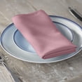 thumbnail image 1 of LA Linen 10-Pack Poly Poplin Napkin Soft Cloth Napkins Washable Reusable Napkins Stain and Wrinkle Resistance Table Napkins for Dinner Wedding Parties 17 by 17-Inch Dusty Rose, 1 of 2