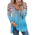 thumbnail image 5 of iTNHFP Trendy Trendy Women Topsv Neck Daily Tops, 5 of 5
