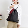 thumbnail image 3 of Saco de gimnasio con auriculares Jack Mochila con cordón Cubo con cordón resistente al agua Labymos  Mochila, 3 of 7