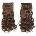 thumbnail image 2 of Clearance Wigs, Fenull Real As Remy Fashion Hair Long Clip in Hair Extensions Full Head Curly Wig, 2 of 3