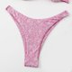 thumbnail image 5 of Traje de baño para mujer, bikini de dos piezas con soporte de acero y hombros divididos estampado para mujer, trajes de baño para mujer, 5 of 6