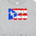 thumbnail image 4 of Inktastic Puerto Rico Flag in Text Girls Toddler Dress, 4 of 5