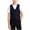 Navy, variant on Sleeveless Vest for Boys Girls Button down V Neck School Uniform Waistcoat Solid Color Lightweight Casual Tops