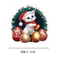 thumbnail image 3 of Pendiente colgante de coche, decoración de árbol de Navidad, colgante para hogar, pendiente de metal, diseño de 2 niveles, para dormitorio, alta visibilidad, fácil instalación, decoración, 3 of 7