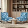 thumbnail image 4 of HELLHERO Elastic Bottom Soft Fabric Armless Accent Chair Washable Cover for Armless Chair, Armless Accent Chair Soft Cover Sea Turtle and Starfish Design, 4 of 8
