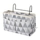 thumbnail image 1 of Bolsa de lino de algodón para colgar, con gancho de hierro y diseño multibolsillo, para dormitorios, cocinas y mesillas de noche, 1 of 2