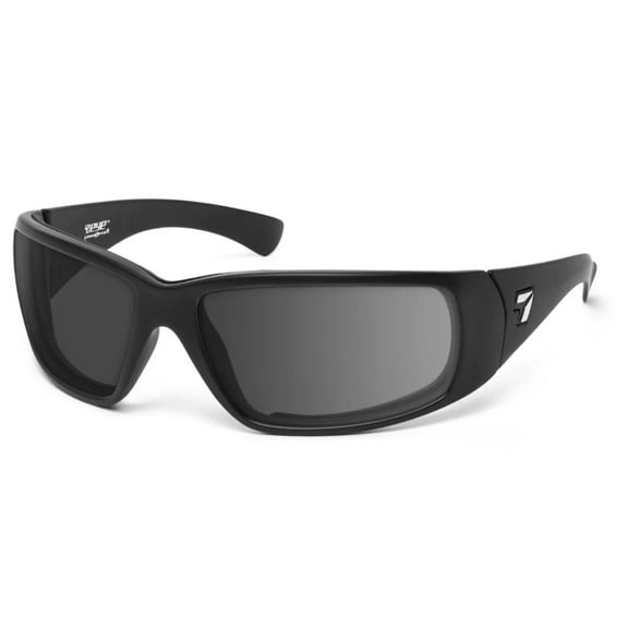 7eye Taku Photochromic Day Night Contrast Sunglasses,Matte Black - Medium & Extra Large
