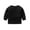 Black, variant on Ulanda Unisex Baby and Toddler Boys Girls'Cotton Long Sleeve Basic Round Neck Solid Sweatshirt Tee Shirts (White, 12--18 Months)