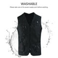 thumbnail image 4 of USB-Powered Cotton Heated Vest for Men/Women - 3 Temperature Settings (45℃/55℃/65℃) with Detachable Heating System, Far Infrared Therapy for Back/Neck/Belly, Skin-Friendly Breathable Material, Smooth, 4 of 6