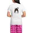 thumbnail image 2 of CafePress - Big Nose Bulldog Women's Light Pajamas - Women's Short Sleeve Print T-Shirt and Pants Light Cotton Pajama Set, 2 of 8