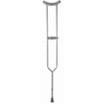 thumbnail image 1 of Muletas bariátricas Medline de acero con botón pulsador para adultos altos - Capacidad de peso de 295 kg, ajustables, resistentes, 1 par, 1 of 1
