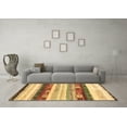 thumbnail image 3 of Ahgly Company Indoor Rectangle Abstract Brown Contemporary Area Rugs, 6' x 9', 3 of 4