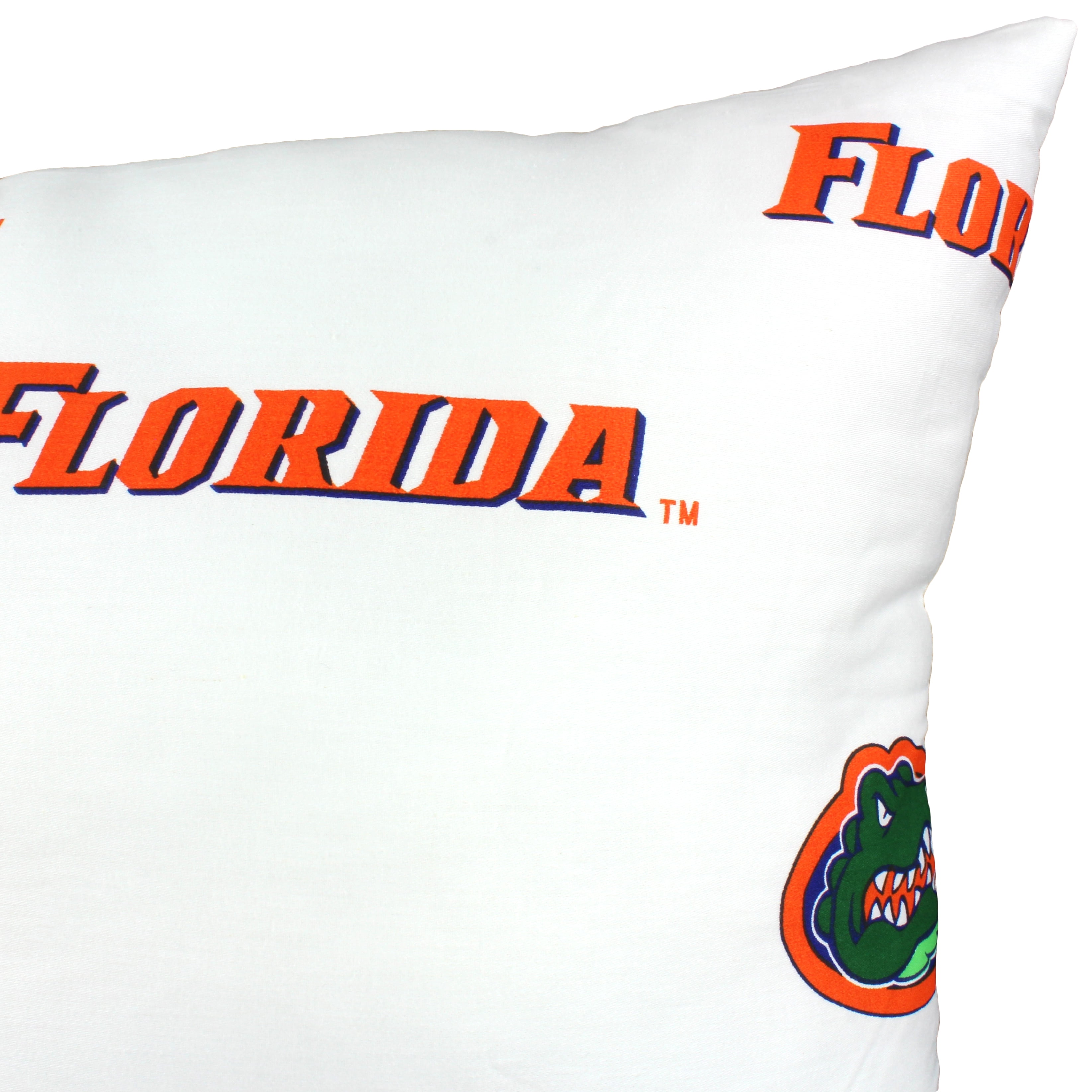 Florida Gators 16" Decorative Pillow - White