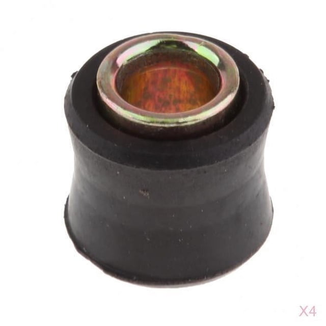 4 Piezas Bujes De Amortiguador De Φ10 Mm Bujes De Goma Para Eje Trasero