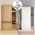 thumbnail image 5 of Roller Sliding System with Wheels for Closet and Cabinet Doors Silver Finish, 5 of 5