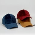 thumbnail image 4 of COCOpeaunt New Women Baseball Cap Gold Velvet Light Board Solid Color Hat Outdoor Couple Caps Male Spring and Summer Tide Sun Visor Hats, 4 of 6