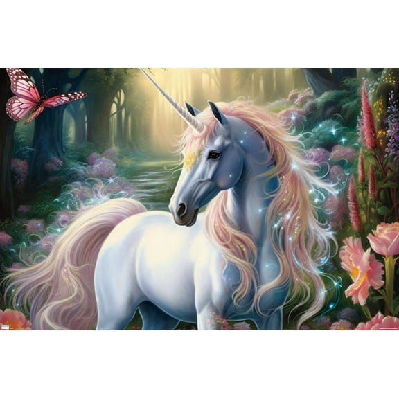 Shawna Stewart - Unicorn Sparkle Wall Poster, 22.375" x 34"