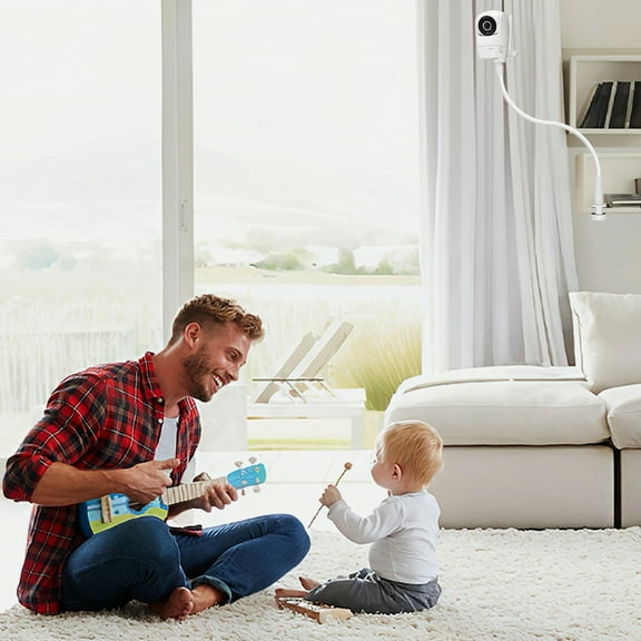 Upgraded Stronger Baby Monitor Mount for VTech New VM901, VM928HD, VM919HD, VM5463 Cameras, 31.5” Flexible Holder Stand for Shelves, or Furniture - No Tools or Wall Damage