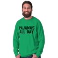 thumbnail image 5 of Pajamas All Day Slacker Lazy Long Sleeve TShirt Men Women Brisco Brands 2X, 5 of 6