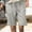 Gray, variant on Shorts For Women Clearance Under $10,Plus Size Solid Tightness Cropped Trousers Pocket Overalls Shapewear Shorts Army Green S