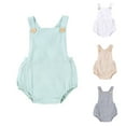 thumbnail image 3 of Coerni Baby Cotton Solid Color Top Baby Jumpsuit Toddler Boys Basics, 3 of 3