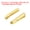 Gold, variant on Uxcell Zipper Repair Kit, Metal Zipper Latch Slider Retainer Insert Pin Top Bottom Stoppers, Fit for Sewing Black #3