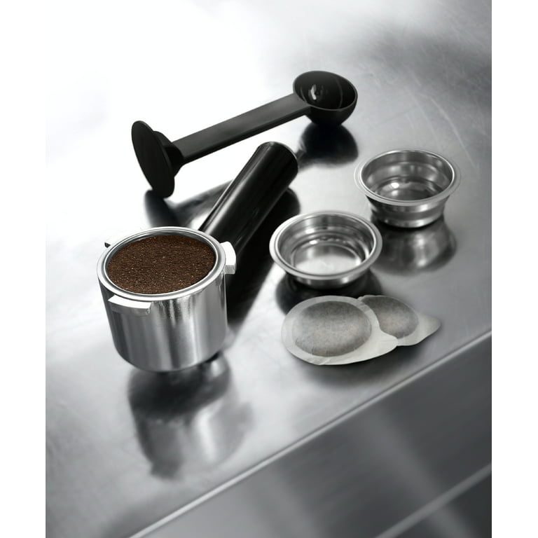  Máquina de espresso de 15 bares, DeLonghi Dedica, Acero  inoxidable : Hogar y Cocina