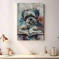 thumbnail image 4 of Lhasa Apso Decor Poster Unframe, Lhasa Apso Dog Canvas Wall Art, Dog Reading Book Canvas Print Painting Poster Wall Decor Dog Lovers Gifts, 4 of 6