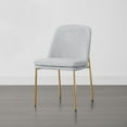 thumbnail image 2 of CHITA Modern Dining Chairs Set of 3 Metal Legs Dining Chair, Fabric in Cloud(Multi-colored), 2 of 8