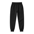 thumbnail image 7 of XuJwPNcy Boys Sweatpants Athletic Workout Pull on Joggers Pants Comfy Kids Clothes(Black,7-8 Years), 7 of 7